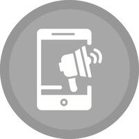 mobile pubblicità vettore icona