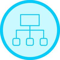 icona del vettore del diagramma di flusso