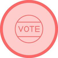 votazione vettore icona