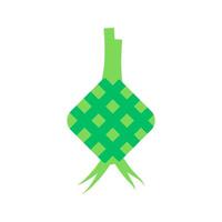 Ketupat design icona. vettore cibo illustrazione