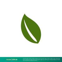 natura verde foglia icona vettore logo modello illustrazione design eps 10.