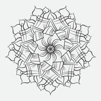 mandala. etnico decorativo elemento. mano disegnato sfondo. Islam Arabo indiano ottomano motivi vettore