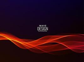 fondo di disegno decorativo astratto elegante moderno dell'onda di colore vettore