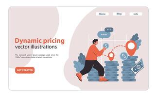 dinamico prezzi strategia. un agile approccio per prezzi basato su mercato richiesta e costo analisi. vettore