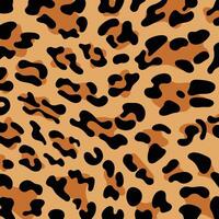leopardo Stampa modello animale senza soluzione di continuità. leopardo pelle astratto per stampa, taglio e mestieri ideale per tazze, adesivi, stampini, ragnatela, coperchio. casa decorare e di più. vettore