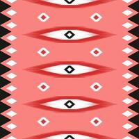 ikat senza soluzione di continuità modello astratto sfondo per tessile design. può essere Usato nel tessuto design per Abiti, avvolgere, tappeto, vettore, illustrazione vettore