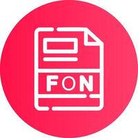 fon creativo icona design vettore