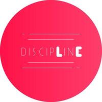 disciplina creativo icona design vettore