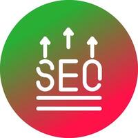 SEO creativo icona design vettore