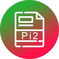 pi2 creativo icona design vettore