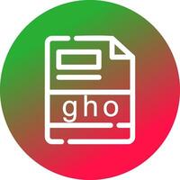 gho creativo icona design vettore