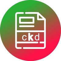 ckd creativo icona design vettore