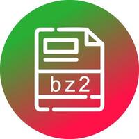 bz2 creativo icona design vettore