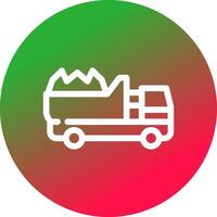 camion creativo icona design vettore