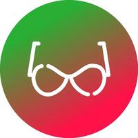 occhiali da sole creativo icona design vettore