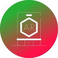 ar App creativo icona design vettore