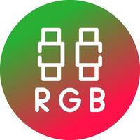 rgb creativo icona design vettore