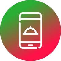 cibo App creativo icona design vettore