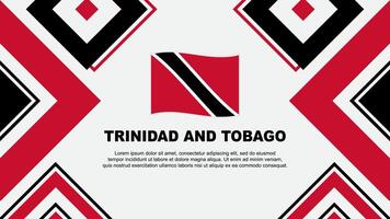 trinidad e tobago bandiera astratto sfondo design modello. trinidad e tobago indipendenza giorno bandiera sfondo vettore illustrazione. trinidad e tobago indipendenza