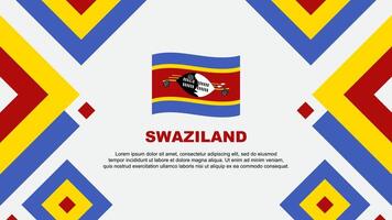 Swaziland bandiera astratto sfondo design modello. Swaziland indipendenza giorno bandiera sfondo vettore illustrazione. Swaziland modello