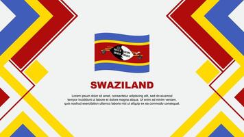 Swaziland bandiera astratto sfondo design modello. Swaziland indipendenza giorno bandiera sfondo vettore illustrazione. Swaziland bandiera