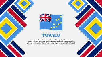 tuvalu bandiera astratto sfondo design modello. tuvalu indipendenza giorno bandiera sfondo vettore illustrazione. tuvalu