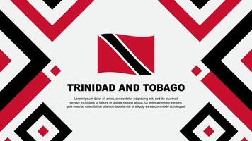trinidad e tobago bandiera astratto sfondo design modello. trinidad e tobago indipendenza giorno bandiera sfondo vettore illustrazione. trinidad e tobago modello