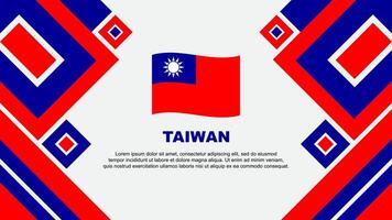 Taiwan bandiera astratto sfondo design modello. Taiwan indipendenza giorno bandiera sfondo vettore illustrazione. Taiwan cartone animato