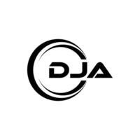 dja lettera logo disegno, ispirazione per un' unico identità. moderno eleganza e creativo design. filigrana il tuo successo con il Impressionante Questo logo. vettore
