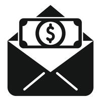 finanza posta supporto icona semplice vettore. in linea donazione vettore