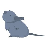 capibara desman icona cartone animato vettore. toporagno mammifero vettore