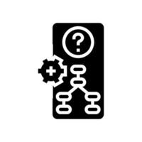 informazione profumo UX ui design glifo icona vettore illustrazione
