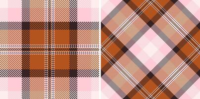 dai un'occhiata tartan struttura di sfondo plaid senza soluzione di continuità con un' modello tessuto tessile vettore. vettore