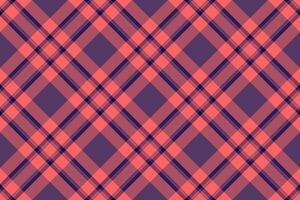 tessile dai un'occhiata vettore di modello sfondo senza soluzione di continuità con un' tartan plaid struttura tessuto.