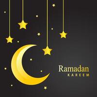 Ramadan sociale media inviare modello design , elegante piazza copertina con arabo ornamento vettore