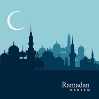 Ramadan sociale media inviare modello design , elegante piazza copertina con arabo ornamento vettore