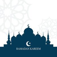 Ramadan sociale media inviare modello design , elegante piazza copertina con arabo ornamento vettore