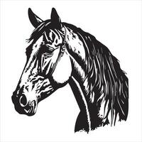 cavallo silhouette animale logo nero cavalli grafico vettore illustrazione