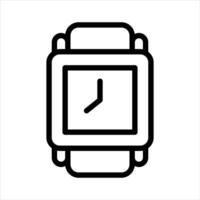 classico Vintage ▾ analogico orologi semplice linea icona simbolo vettore