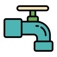 acqua rubinetto semplice linea icona simbolo vettore