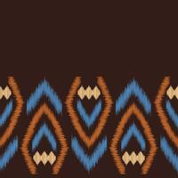 tradizionale etnico ikat motivo tessuto modello sfondo geometrico .africano ikat ricamo etnico orientale modello Marrone sfondo sfondo. astratto, vettore, illustrazione. trama, cornice, decorazione. vettore