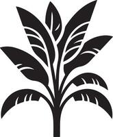 Casa pianta vettore icona, clipart, simbolo, nero colore silhouette 7