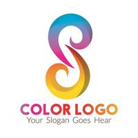 S colore logo vettore