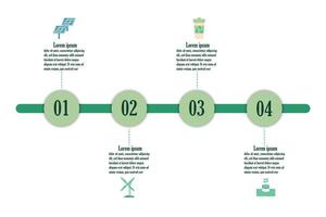 Infografica rinnovabile energia modello per energia consumo sostenibile informazione presentazione. vettore geometria e icona elementi. ecologia moderno flusso di lavoro diagrammi. rapporto Piano 4 temi