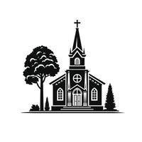 cristiano Chiesa Casa classico icona simbolo vettore