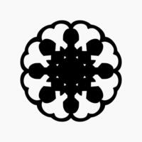 islamico geometrico. astratto mandala. etnico decorativo elemento. Islam, Arabo, indiano, e ottomano motivi vettore