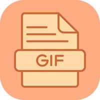 gif vettore icona