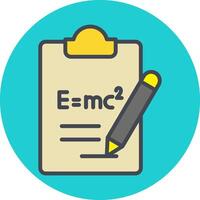 formula vettore icona