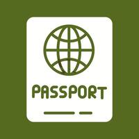 passaporto vettore icona