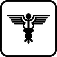 caduceo vettore icona